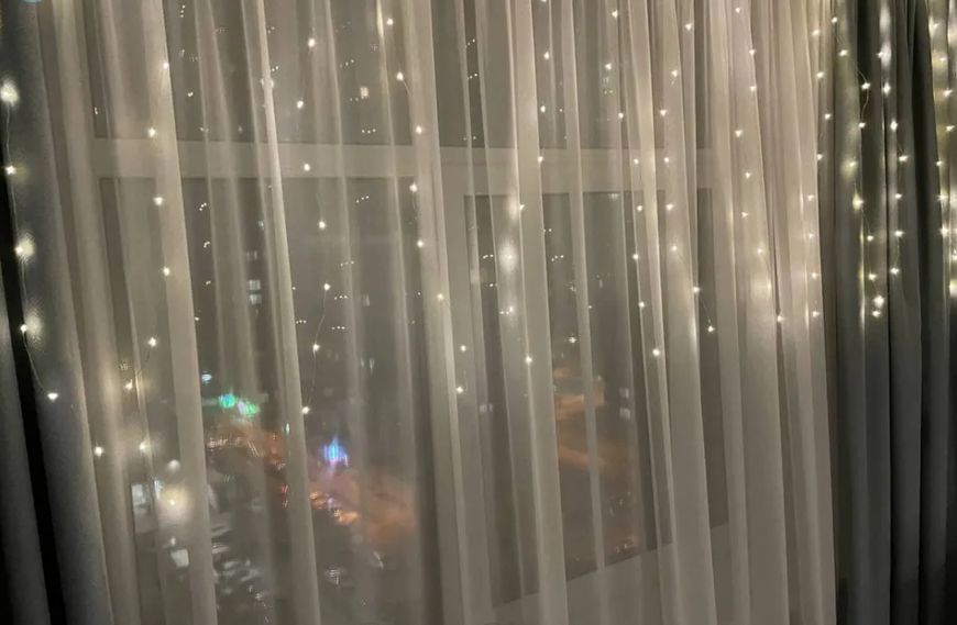 Гірлянда Штора RD-9002 LED 150 холодний білий, 220V, 3x1 м 450975 фото