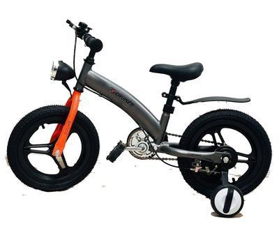 Дитячий велосипед Crussier SWITCH BIKE 12" дюймів, карбонова рама, знімні страхувальні колеса, дискові гальма, чорний 575749 фото