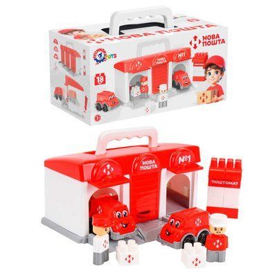 Гараж для машинок Technok Toys 1867 игрушечный в сетке 620071 фото