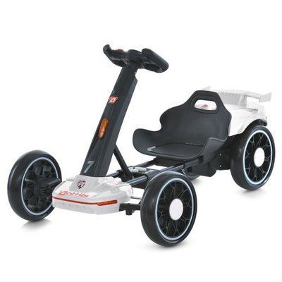 Дитячий електрокарт Bambi Kart M 6145(A)EBR-1 12V 2x35W Білий 629599 фото