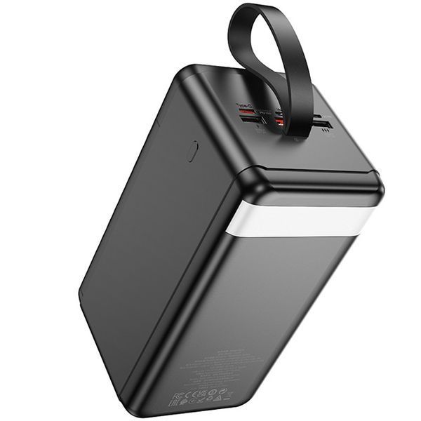 Power Bank Hoco J123D 90000 mAh 22.5W+PD20W для устройств с фонарем LED дисплей Черный 548898 фото