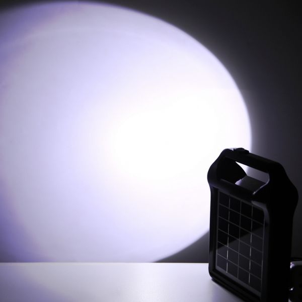 Ліхтар із сонячною панеллю та лампочками Power Bank EP-038 488870 фото