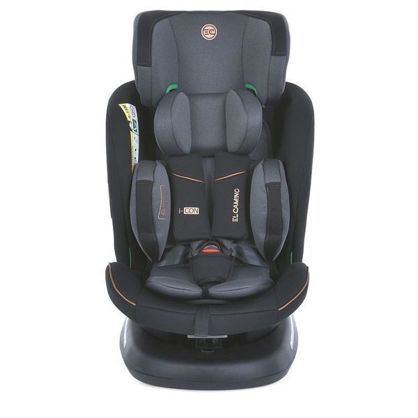 Детское автокресло EL CAMINO ME 1117 I-CON ISOFIX 0+/I/II 360&deg; темно-серое 527475 фото