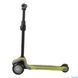 Самокат триколісний Best Scooter MX - 50105 MAXI, алюмінієвий кермо, колеса PU зі світлом, Салатово-сірий 461757 фото 4