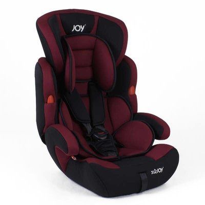 Автокресло с бустером JOY NB-8555 черно-бордовое (от 9 до 36 кг) 416385 фото