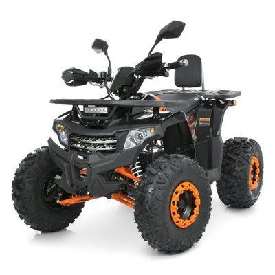 Детский электромобиль квадроцикл HB-FC1450-2-7(MP3) 1450W 60V20AH черно-оранжевый 641386 фото