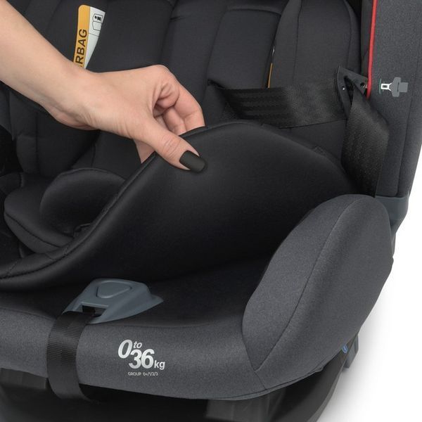 Автокресло детское El Camino ME 1093 MEMPHIS ISOFIX, группа 0+/I-II-III, Черно-серое 494633 фото