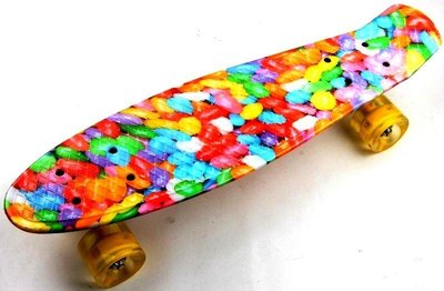 Penny Board "Caramel", світяться колеса 3131 фото