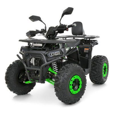 Детский электромобиль квадроцикл HB-FFN1450-2-5(MP3) 1450W 60V20AH черно-зеленый 641387 фото