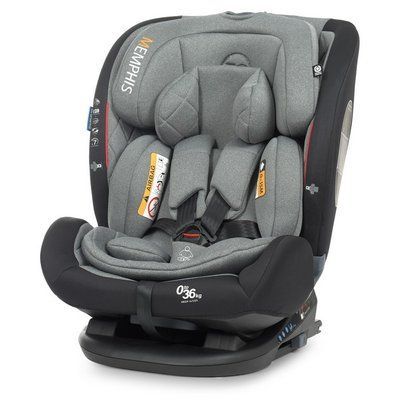 Автокресло детское El Camino ME 1093 MEMPHIS ISOFIX, группа 0+/I-II-III, Серое 494634 фото