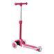 Самокат трехколесный Best Scooter MX-70908 MAXI, алюминиевый руль, колеса PU со светом, Бело-розовый 461759 фото 3