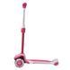 Самокат трехколесный Best Scooter MX-70908 MAXI, алюминиевый руль, колеса PU со светом, Бело-розовый 461759 фото 2