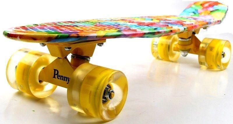 Penny Board "Caramel", світяться колеса 3131 фото