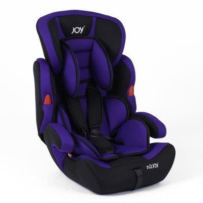 Автокресло с бустером JOY NB-9777 черно-фиолетовое (от 9 до 36 кг) 416387 фото