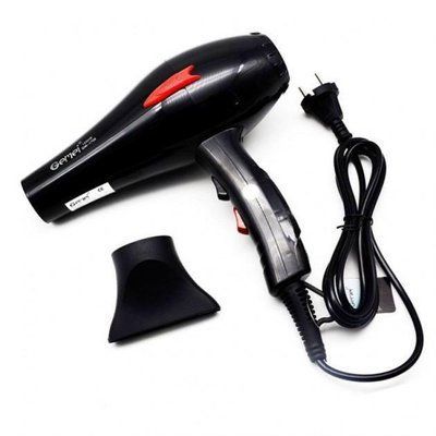 Профессиональный фен для сушки волос Gemei GM-1706 Black 1500W 524282 фото