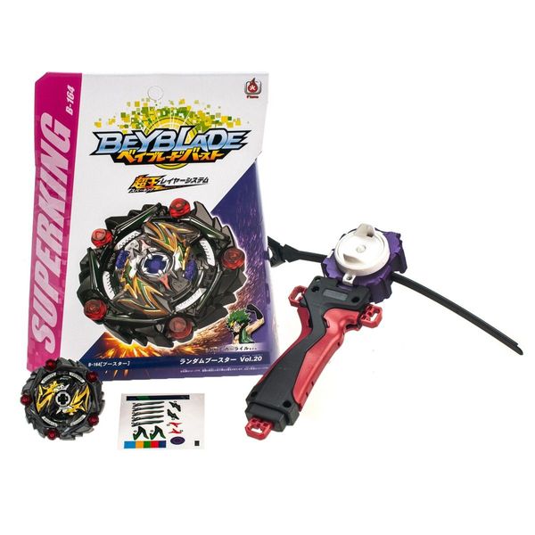 Beyblade B-164 Curse Satan - Satomb S5 волчок бейблейд Курс Сатан - Сатом B164 c пусковым устройством 8853 фото