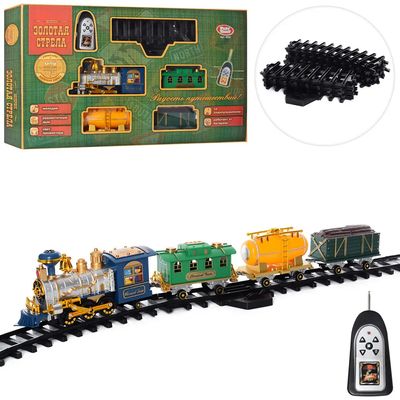 Детская железная дорога PLAY SMART 0622/40353 21 предмет на батарейках со звуком и светом 27 см 529975 фото