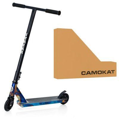 Трюковый самокат SR 2-064-5-WP5 колеса 110 мм алюминиевые диски черный 507128 фото