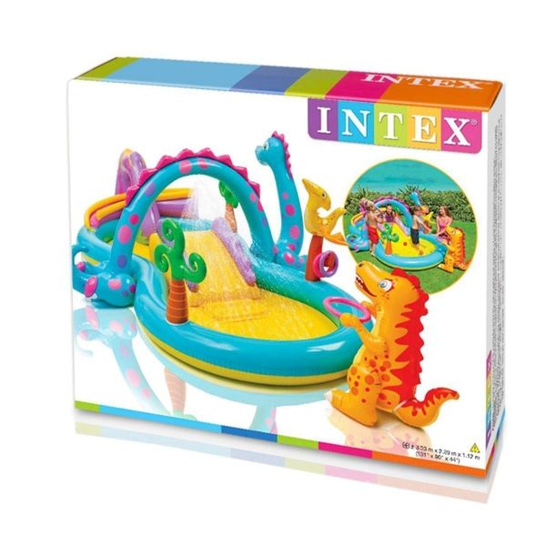 Игровой центр Intex 57135 Планета динозавров, 333х229х112см, объём 280л, вес 8,1кг, от 3 лет 478168 фото