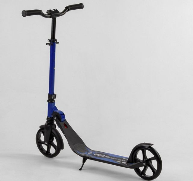 Самокат двухколесный Best Scooter 67490 темно-синий 463380 фото