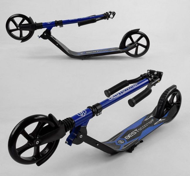 Самокат двухколесный Best Scooter 67490 темно-синий 463380 фото