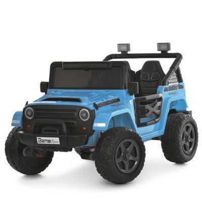 Джип детский M 6287EBLR-4(24V) на аккумуляторе 4WD синий 636450 фото