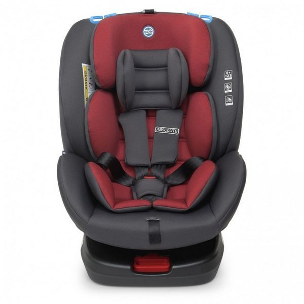 Автокрісло дитяче El Camino ME 1079 ABSOLUTE Isofix, група 0 + / I-II-III, Червоне 494637 фото