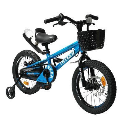 Велосипед детский двухколесный CORSO Tayger TG-40654 16" алюминиевая рама, синий 612534 фото