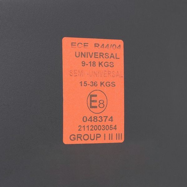 Автокрісло дитяче El Camino ME 1080-B BRISTOL, Isofix, група I-II-III, Сіре 494624 фото