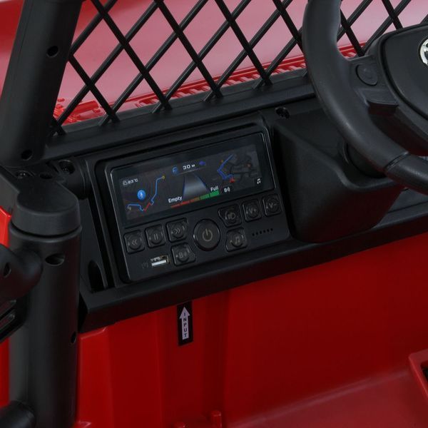 Електромобіль дитячий Bambi Racer 2566AEBLR-3 джип 24V двомісний червоний 624000 фото