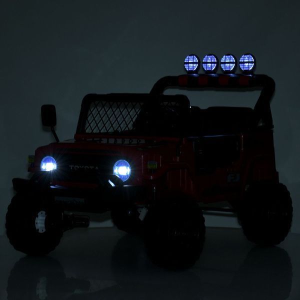 Електромобіль дитячий Bambi Racer 2566AEBLR-3 джип 24V двомісний червоний 624000 фото