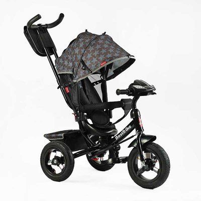 Трехколесный Велосипед-коляска Best Trike 3390 - 40-055, родительская ручка со звуками и музыкой, звездочки 533297 фото