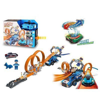 Игровой трек 660 A 97 с металлопластиковой машинкой и фигуркой для трюков 631985 фото