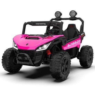 Детский джип Bambi Racer M 6205EBLR-8 2 места 24V 4x45W розовый 621812 фото