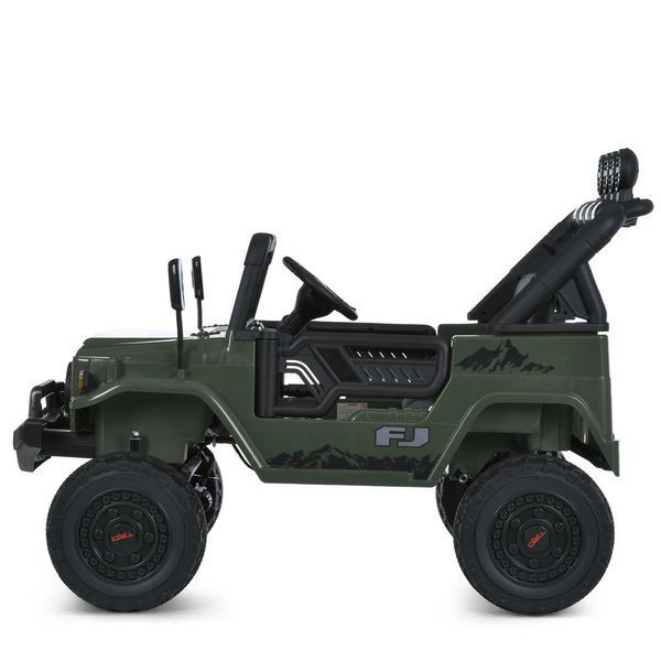 Електромобіль дитячий Bambi Racer 2566AEBLR-5 джип 24V 4х35W зелений 624001 фото