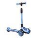 Самокат трехколесный Best Scooter С-0382, складной алюминиевый руль, колеса PU со светом, Сиреневый 464948 фото 1