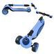 Самокат трехколесный Best Scooter С-0382, складной алюминиевый руль, колеса PU со светом, Сиреневый 464948 фото 6