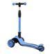 Самокат трехколесный Best Scooter С-0382, складной алюминиевый руль, колеса PU со светом, Сиреневый 464948 фото 4