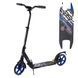 Самокат двухколесный складной Best Scooter 73193 Черный с синим 420143 фото