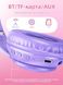 Беспроводные наушники Bluetooth HOCO Cat ears W42 Violet с ушками и подсветкой 530425 фото 3