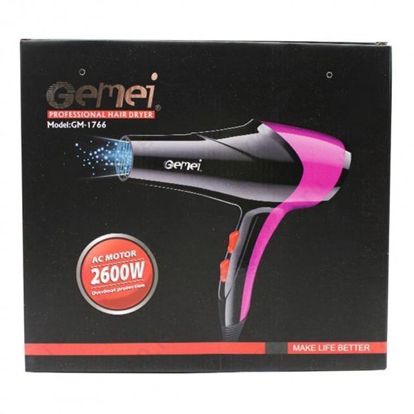 Профессиональный фен для сушки волос GEMEI GM-1766 528598 фото