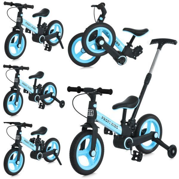 Детский двухколесный велосипед PROFI KIDS MB 1021-6 12" PROF1 KIDS голубой 620800 фото