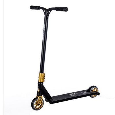 Самокат трюковый Crosser Titan 5.0, колеса 120 мм, SCS-система, пеги, Золотой 493151 фото