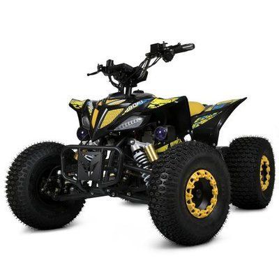 Дитячий електроквадроцикл Bambi Racer E-FOX-1450-6 60V 1450W Жовтий 618501 фото