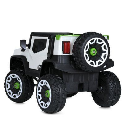 Дитячий електромобіль Bambi Racer Джип M 5912EBLR-1 білий 12V 4x25W EVA 618492 фото