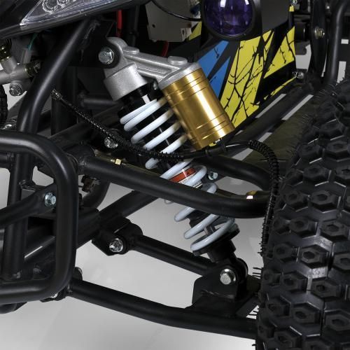 Дитячий електроквадроцикл Bambi Racer E-FOX-1450-6 60V 1450W Жовтий 618501 фото