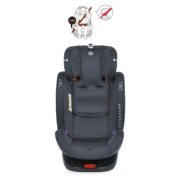 Детское автокресло EL CAMINO ME 1114 EVEREST 0-36 кг темно-серое 525625 фото