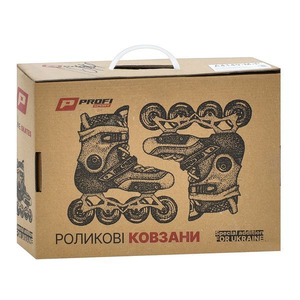 Дитячі роликові ковзани PROF1 A4149-XS-BL розсувні 27-30 синій із колесами, що світяться 619344 фото