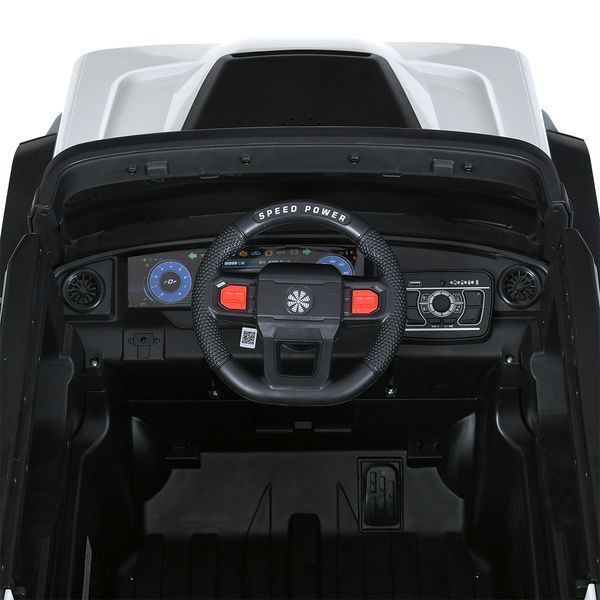 Дитячий електромобіль Джип M 5912EBLR-1 4*25W 12V білий 618492 фото