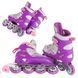 Раздвижные ролики Best Roller 58774-S, фиолетовые, размер 30-33, светящиеся колеса 479760 фото 2